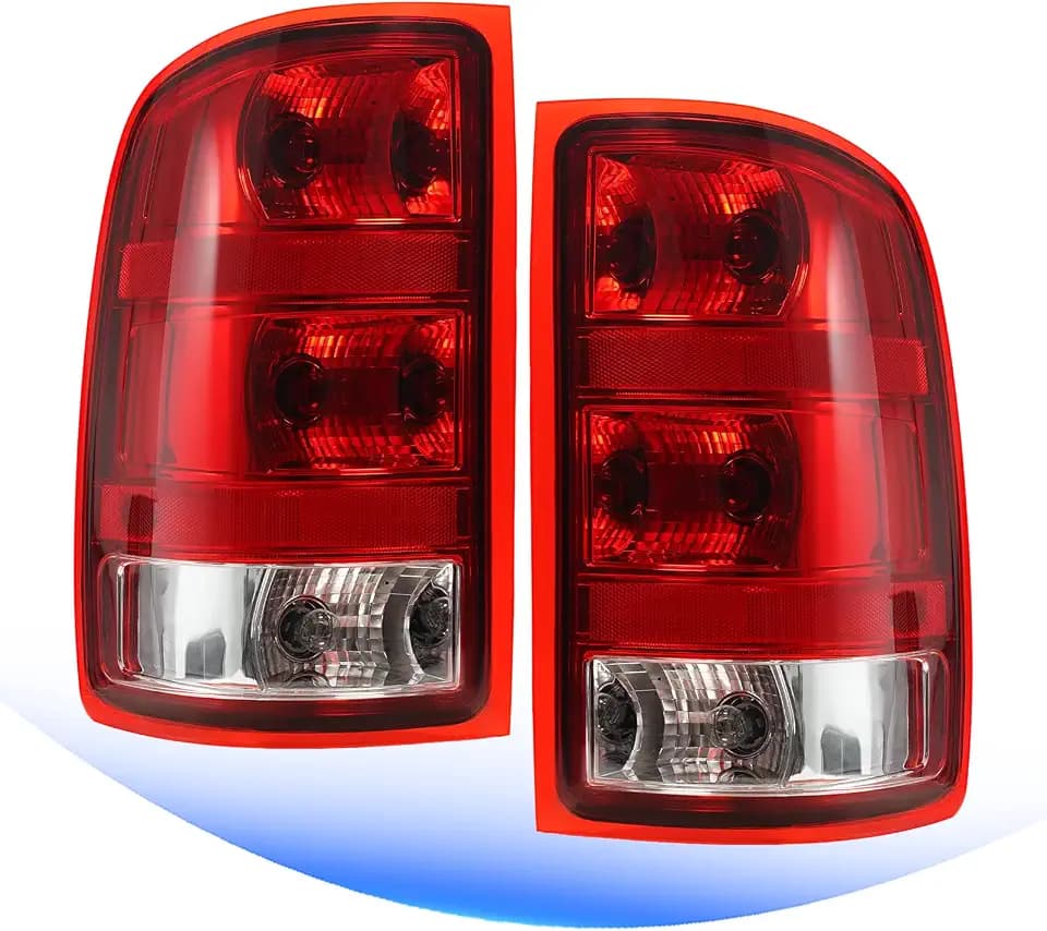 Pair Tail Lights for 2007-2013 GMC Sierra 1500 2500HD 3500HD