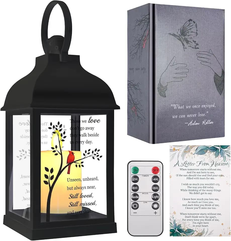Memorial Lantern, Sympathy Gifts for Loss of Loved One/Mother/Father