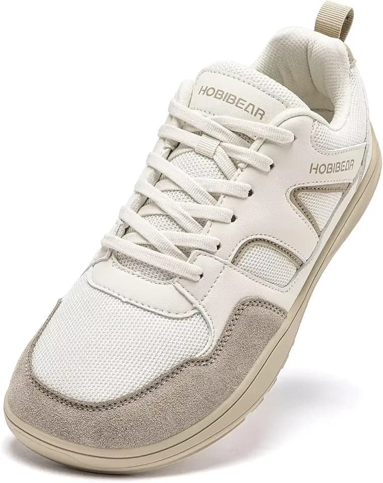 HOBIBEAR Breite Barfußschuhe für Herren und Damen, Walking-Trailrunning-Sneaker, Null-Tropf-Sohle, modisch, leicht, bequem