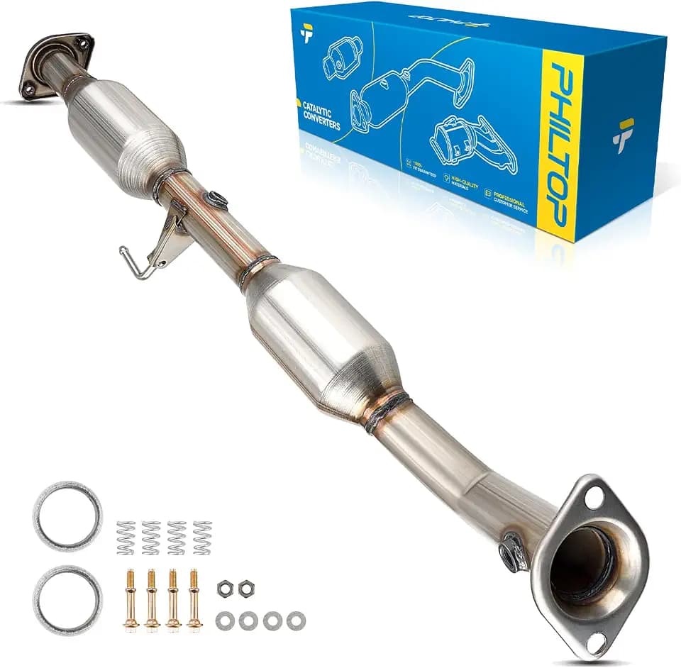 PHILTOP High Flow Catalytic Converter for Toyota 2005-2023 Tacoma 2.7L OE# 54702, 174100C100 (EPA Compliant) 1 Pc