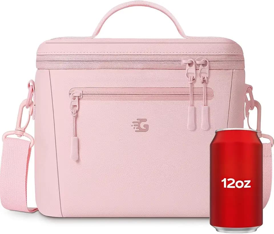 GLORIEROO Small Lunch Box Bag Women - Soft Cooler for Work Picnic