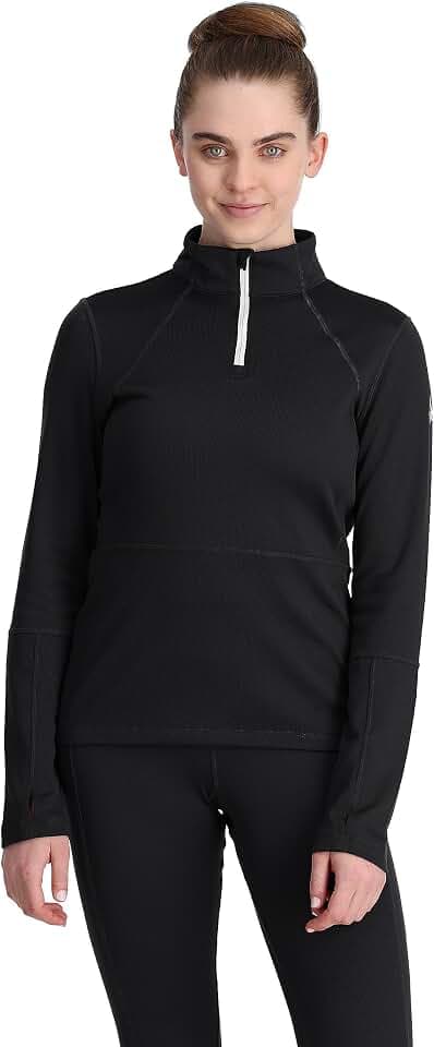Spyder Damen Charger 1/2 Zip Wander-Shirt (1er Pack)