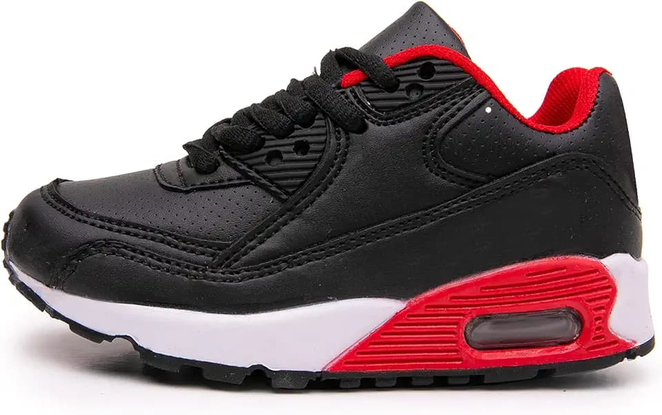 Turnschuhe Jungen Hallenschuhe Junge Mädchen Sportschuhe Sneaker Schwarz 39EU