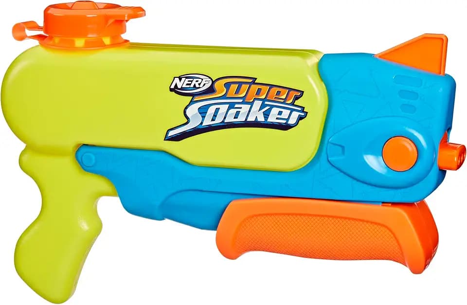 Nerf Super Soaker Wave Spray Wasserblaster, mit Cooler Wellen-Düse, kann Koordination und Strategie fördern, großer 887 ml Tank, Wasserspielzeug für Kinder ab 6 Jahren