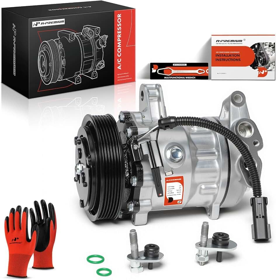A-Premium Air Conditioner AC Compressor with Clutch