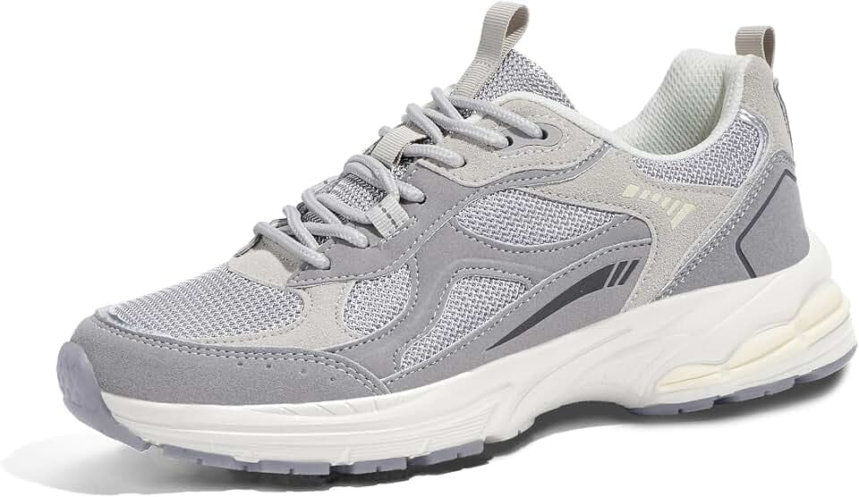 LUCKY STEP Women's Chunky Fashion Sneakers Gym Athletic