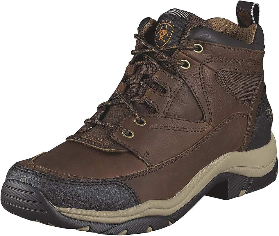 Ariat Terrain Hiking Boot– Men’s Leather Outdoor Hiking Boots