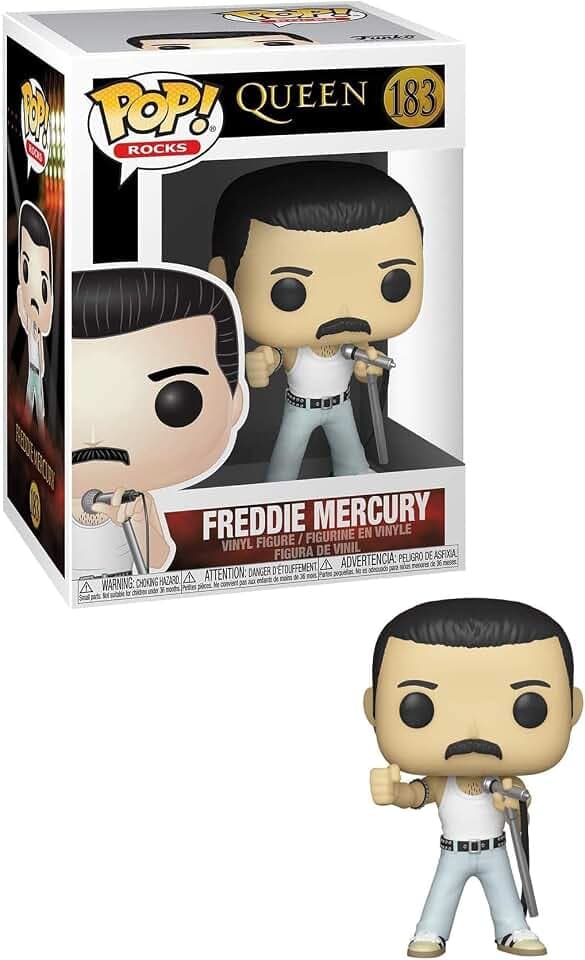Funko Pop! Rocks: Queen - Freddie Mercury Radio Gaga - Vinyl-Sammelfigur - Geschenkidee - Offizielle Handelswaren - Spielzeug Für Kinder und Erwachsene - Music Fans - Modellfigur Für Sammler