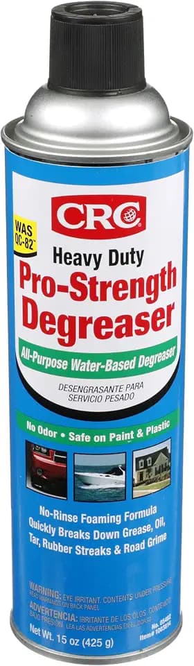 CRC 05482 Heavy Duty Pro-Strength Degreaser, All-Purpose Water-Based Degreaser, Odorless, Safe on Paint and Plastic, 15oz, [1 Pack]