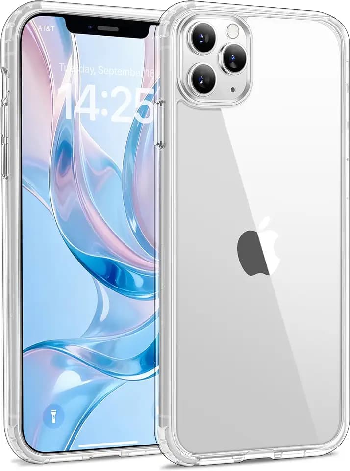 USLAI Case for iPhone 11 Pro, Anti-Yellowing, Clear