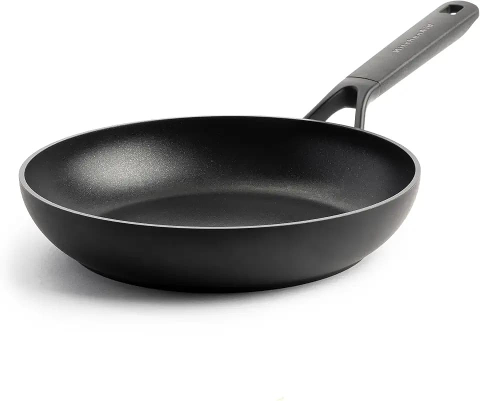 Kitchenaid Bratpfanne 24 cm - Classic - Hochwertige Antihaftbeschichtung und Aluminium Pfanne - Induktionsgeeignet mit ergonomischer griff - Backofenfest, Spülmaschinengeeignet