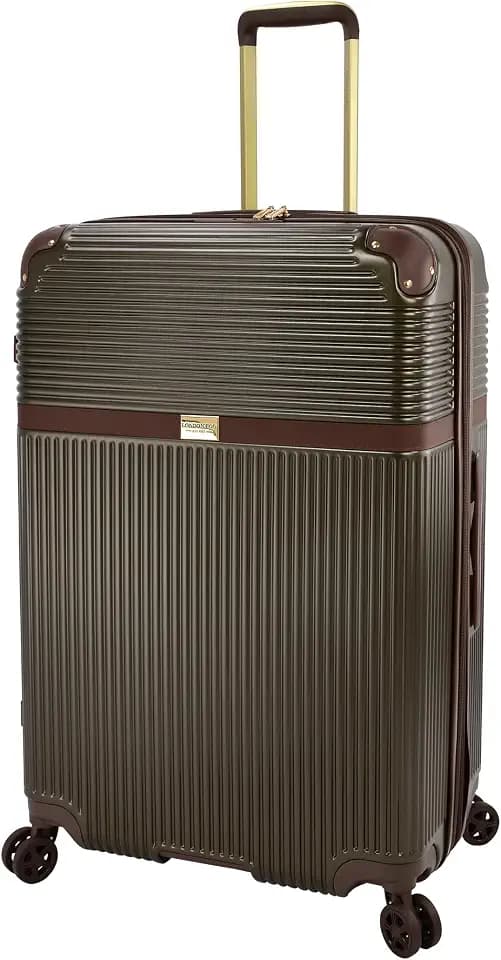 London Fog Brentwood IV 29" Expandable Spinner Hardside Suitcase, Sedona Bronze