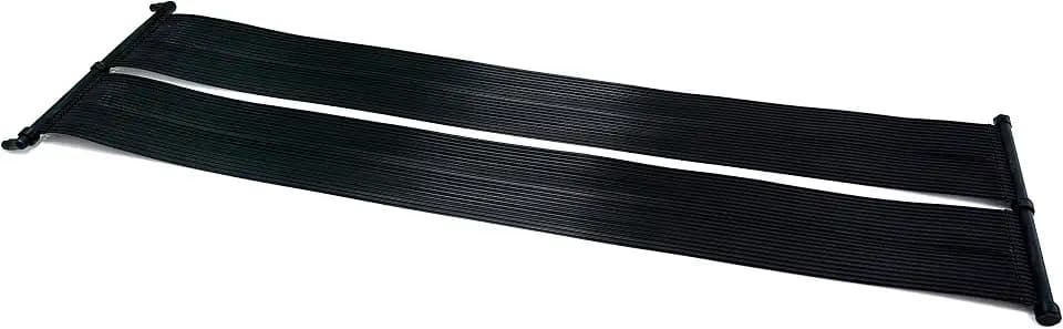 Steinbach Solarkollektor Compact, 400 x 70 cm, für Pools bis 12.000 l Wasserinhalt, Schlauchanschluss Ø 32/38 mm, 049121, Schwarz