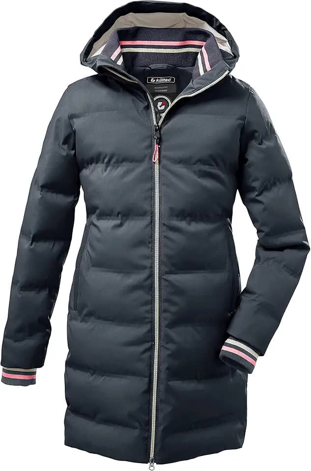 Killtec Mädchen Kow 33 Grls Qltd Ct Steppjacke mit Kapuze
