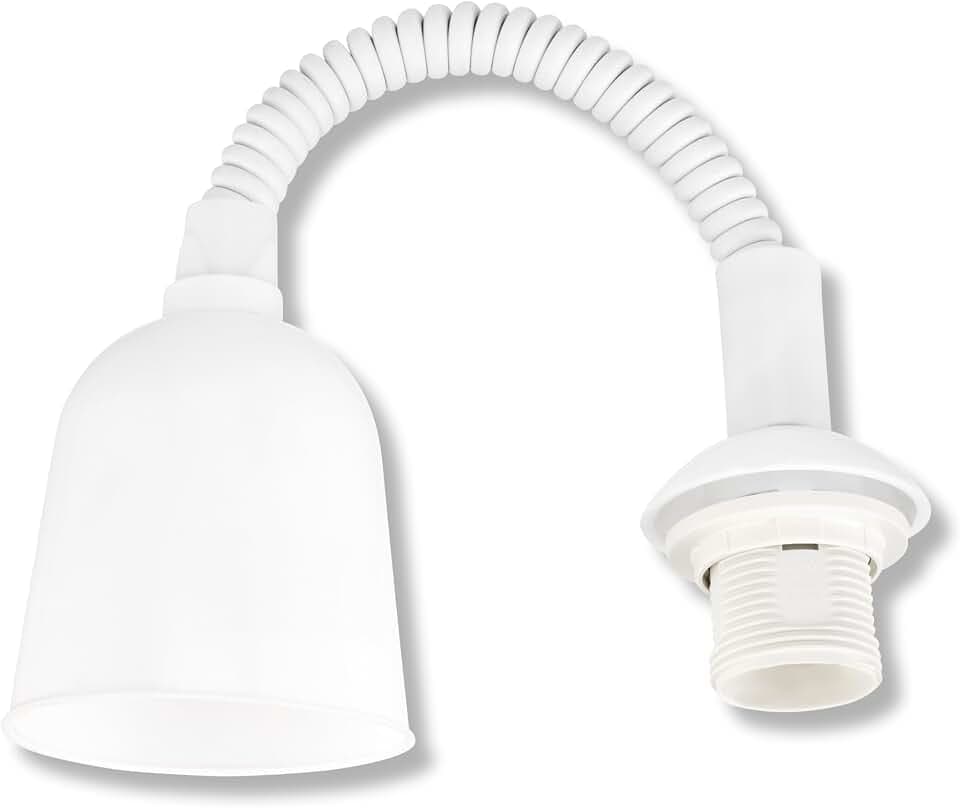 REV Lampenaufhängung - ausziehbar 50-130cm, max. 5kg, 60W (E27), 230V, weiß