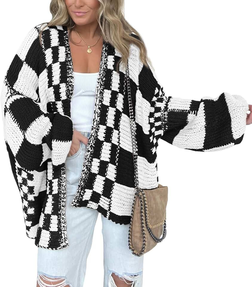 BTFBM Casual Cardigan Sweater for Women Fall 2026 Long Sleeve Sweaters