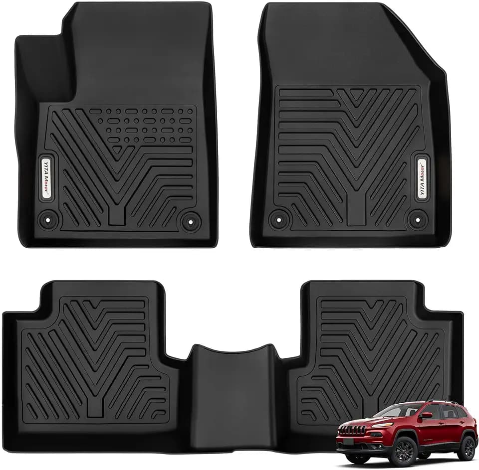 YITAMOTOR Floor Mats Fit 2015-2023 Jeep Cherokee Not fit for Grand Cherokee