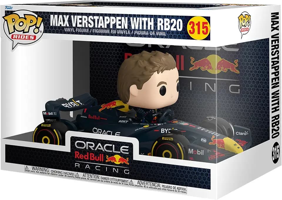 Funko POP! Rides Super Deluxe: Red Bull - Max Verstappen with RB20