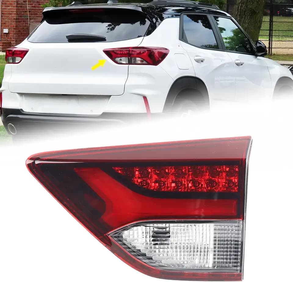 RH LED Inner Tail light Assembly Fit for 2021 2022 2023 Chevy Trailblazer ACTIV | RS Chevrolet Rear Lamp Right Passenger Side With Bulbs 42825759 42790318 42781352