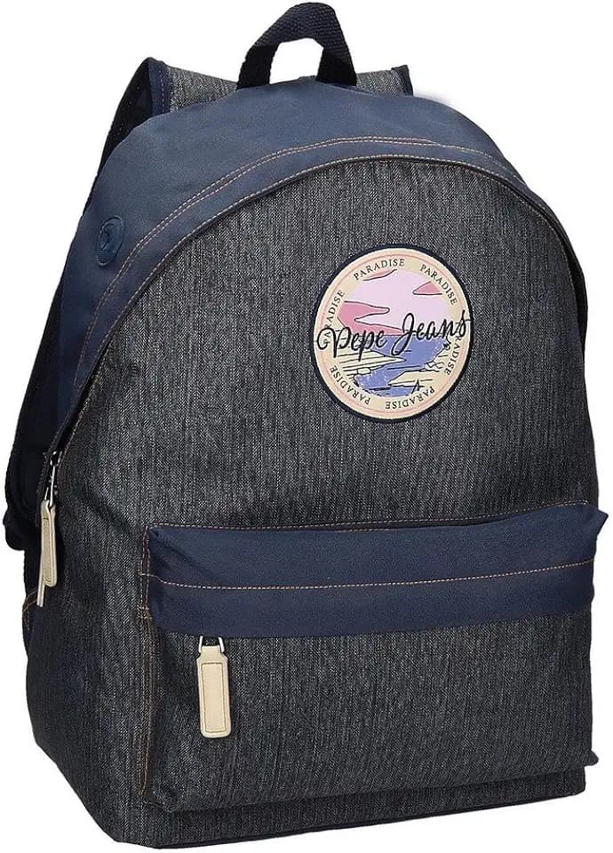 Pepe Jeans Yelena Rucksack Blau 31x42x17,5 cms Polyester 22.79L