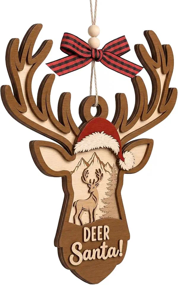 Deer Christmas Ornaments, Hunting Gifts for Men, Gifts for Hunters