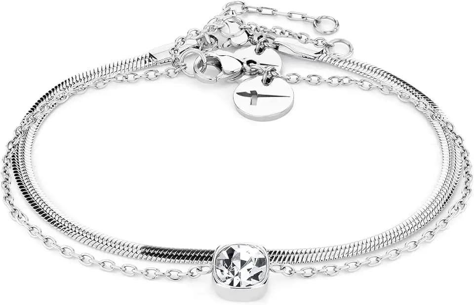 Tamaris Armschmuck für Damen, im Set erhältlich, wasserfest aus Edelstahl