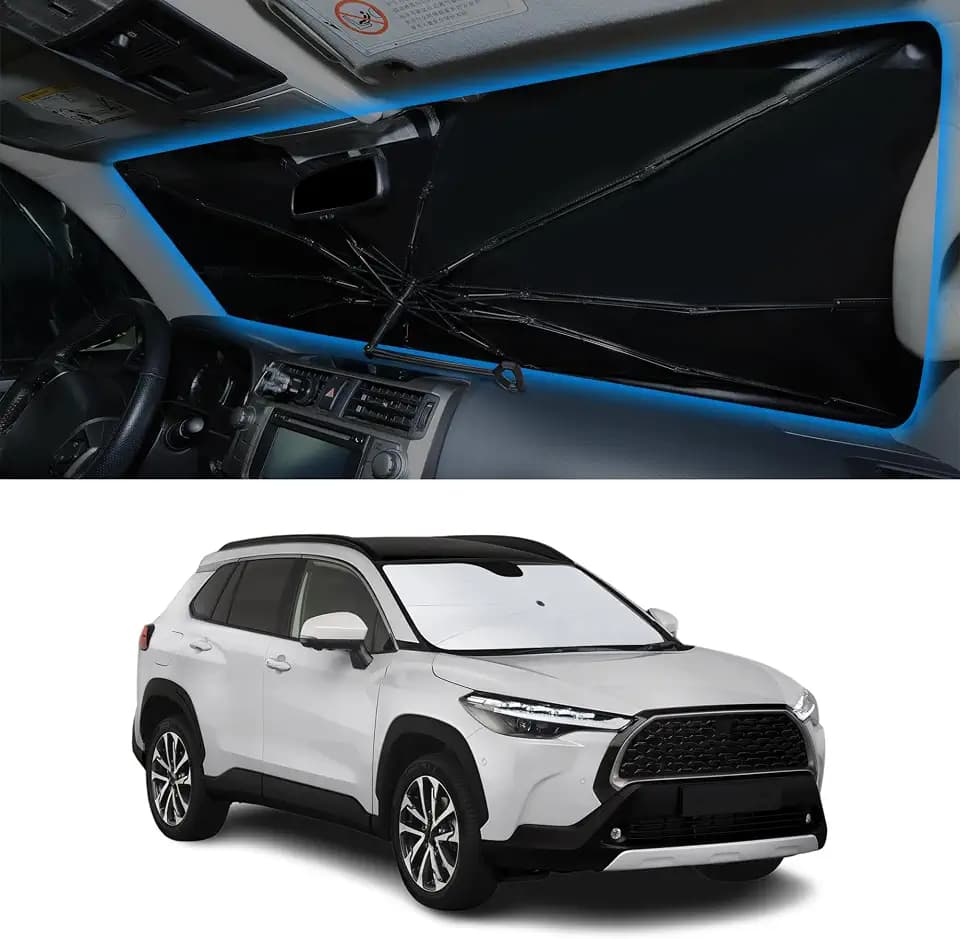 Windshield Sun Shade Umbrella for 2022-2026 Corolla Cross Toyota