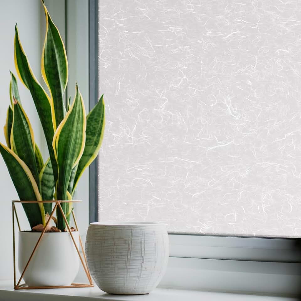 Rice Paper Window Privacy Film by Artscape - Decorative Frosted Glass Design, Static Cling, Full Coverage Privacy, Light Control, Helps Create a Calm, Focused Space, Made in USA - 24 x 36 Inch