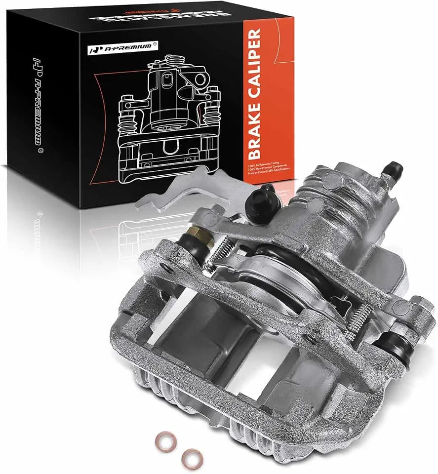 A-Premium Rear Left Driver Disc Brake Caliper with Bracket