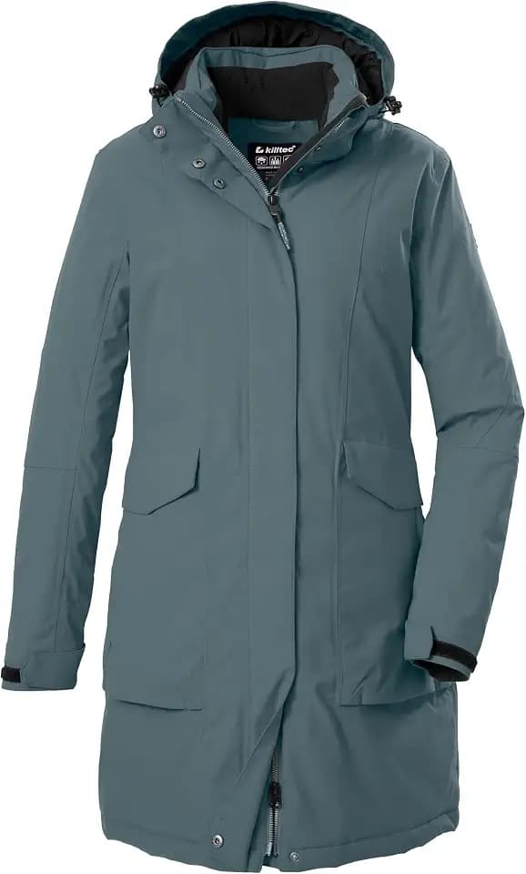 Killtec Damen Damen Funktionsparka Parka/Mantel wasserdicht mit abzippbarer Kapuze