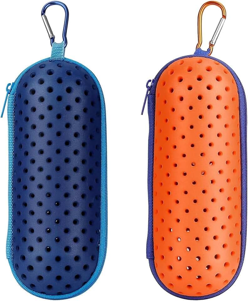 Swim Goggle Case, Protective Cases with Clip