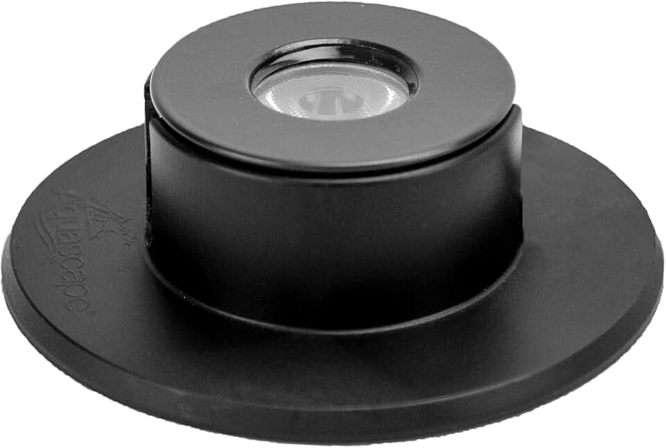 Aquascape 1-Watt Submersible Underwater Warm White LED Waterfall Up Light for Ponds & Water Features, 84032