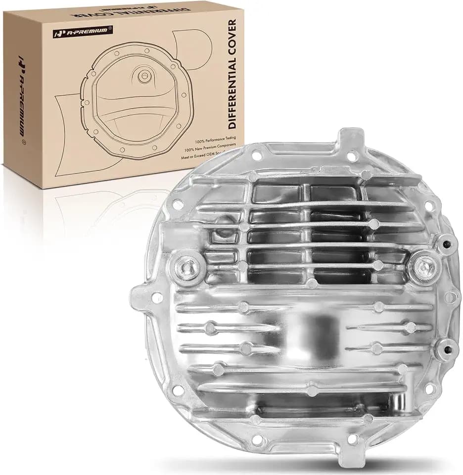 A-Premium 8.8" Rear Axle Differential Cover Aluminum Compatible with Ford