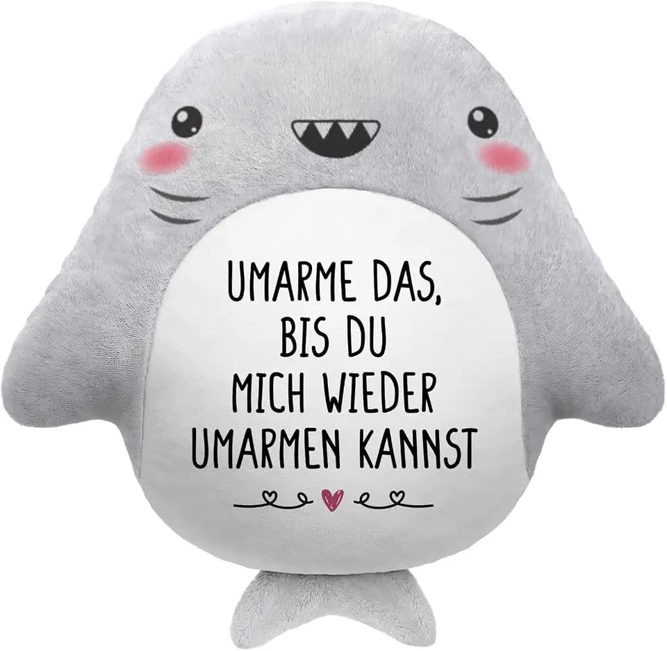 Ich Liebe Dich Geschenke für Frauen Männer, Haifisch Kuschelkissen