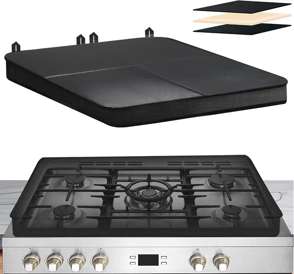 Gas Stove Covers For Gas Stove Top,with Built-in Hard Board,24"x20"