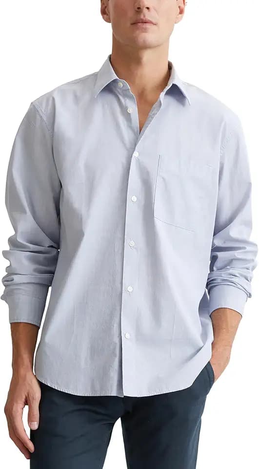 Marc O'Polo Herren M28725742090 Hemd (1er Pack)