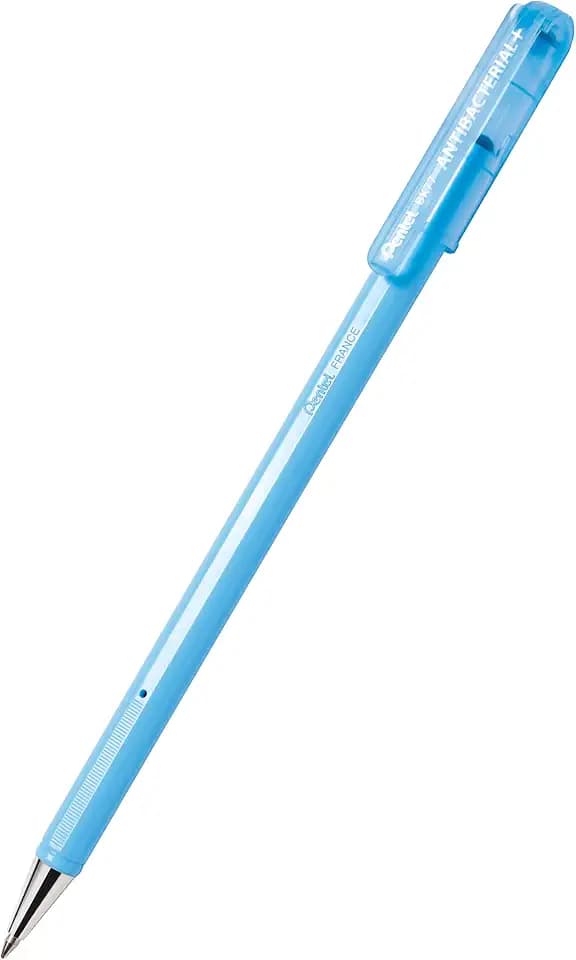Pentel Superb Antibakterieller Kugelschreiber, Schwarz, 12 Stück