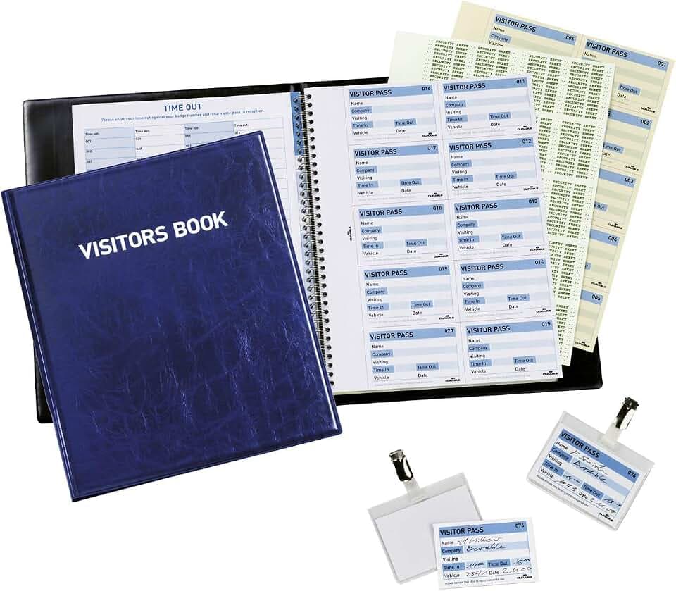 Durable Visitors Book 100 Besucherbuch, für 100 Schilder, 146365