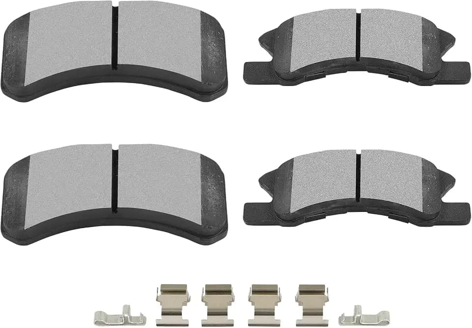 SCITOO D1731 Ceramic Brake Pads Sets Front w/Hardware