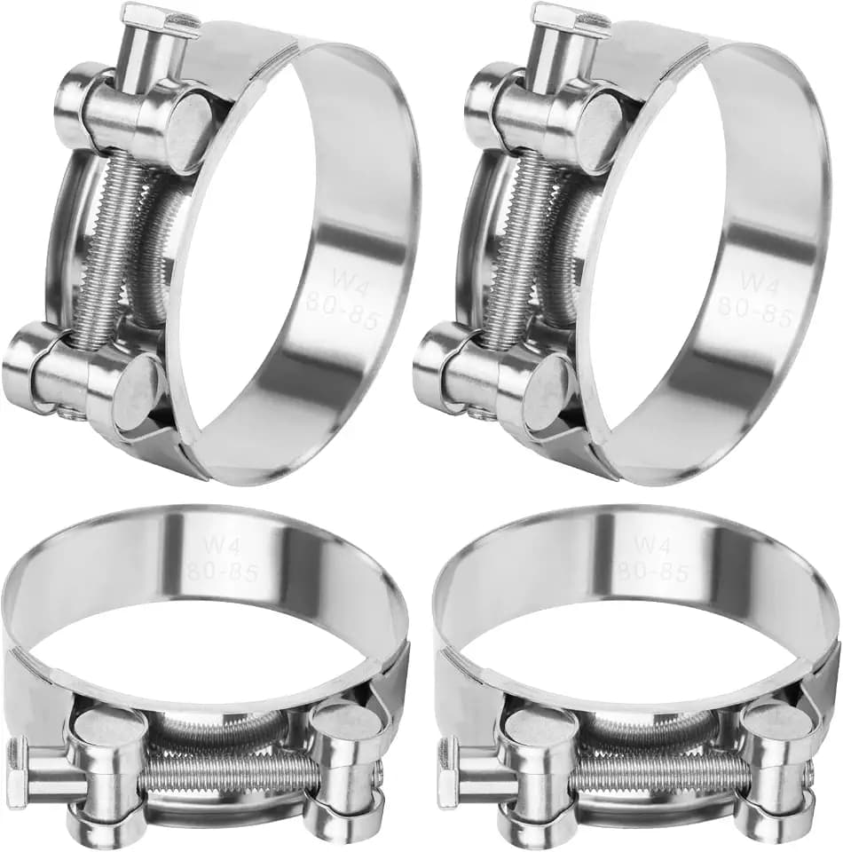ENUTROF Gelenkbolzenschelle Edelstahl Gelenkbolzen 80-85MM Schelle 4STK Set