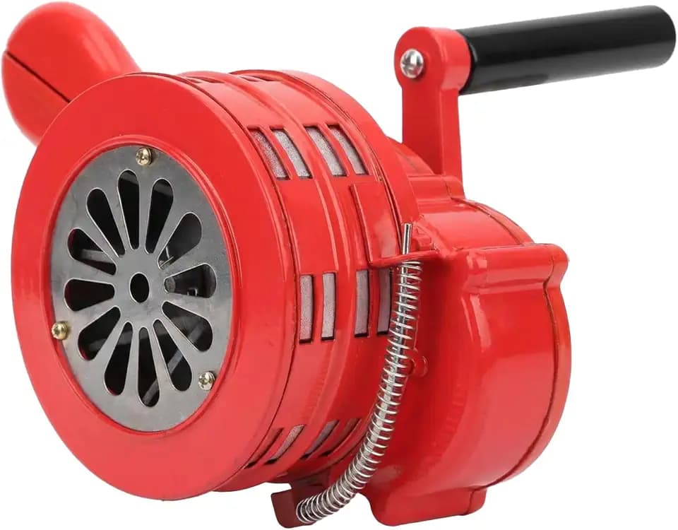 Tragbare Handkurbel Sirene - 110dB Handsirene Sirene aus Aluminium