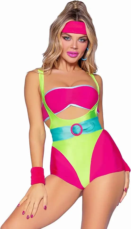 Leg Avenue Women's 80s Workout Hottie Costume