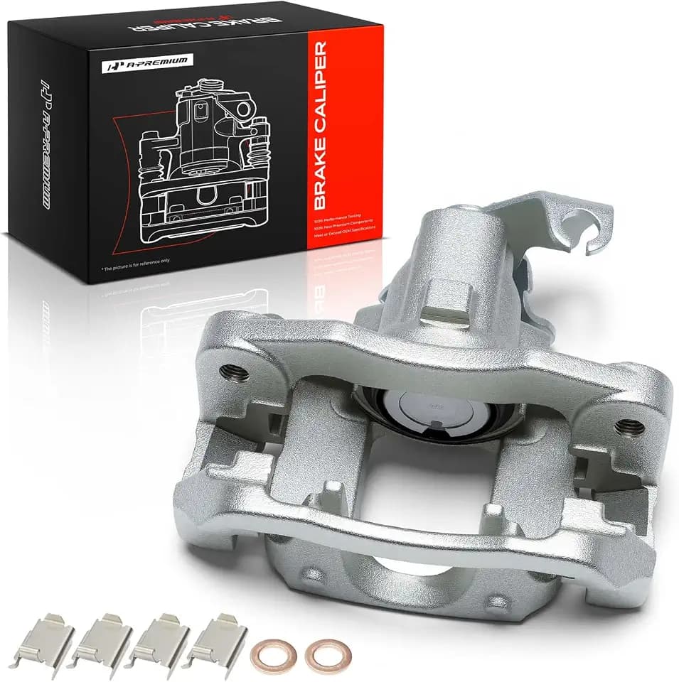 A-Premium Rear Left Driver Disc Brake Caliper with Bracket