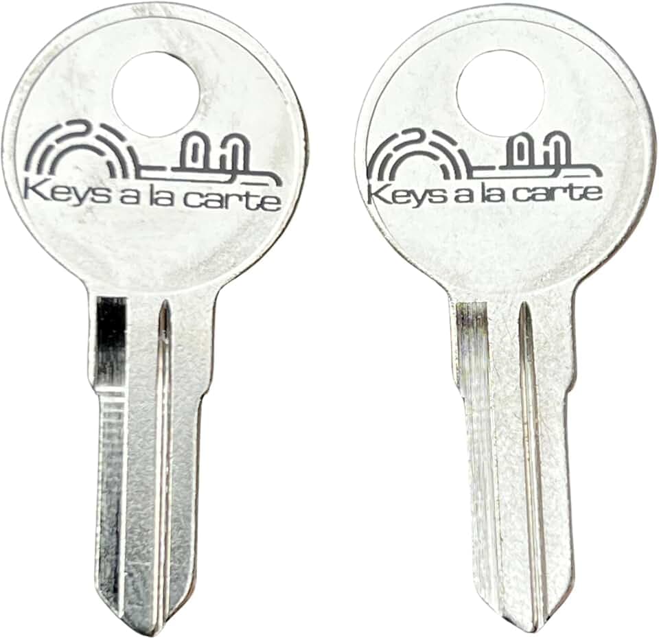 Replacement Keys Cut to Your Code for Undercover Toolboxes and Truck Bed Tonneau Covers Using Key Codes 200R-249R(236R)