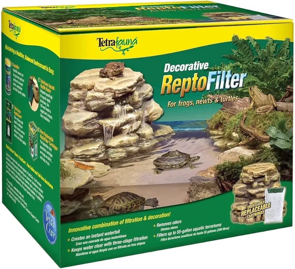 Tetra Decorative ReptoFilter Terrarium Filter For Frogs, Newts & Turtles