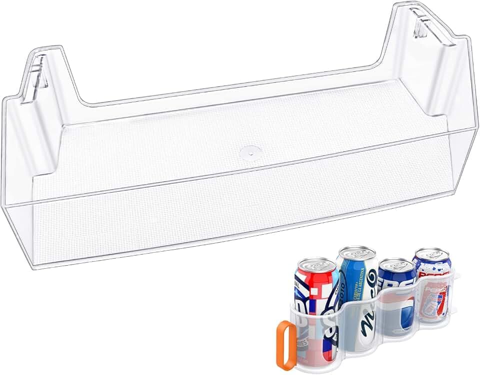 UPGRADED W11239961 W10900538 Refrigerator Door Shelf Replacement Compatible with Whirlpool Refrigerator Door Shelf Parts WRS315SDHZ08 WRS321SDHZ08 WRS321SDHZ01 WRS325SDHZ01 PS12578777 Door Bin Shelves