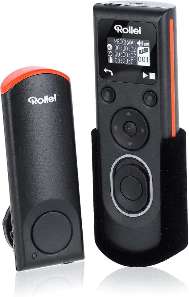 Rollei Funk Fernauslöser für Sony DSLM/DSLR Kamera | Programmierbare Remote Wireless für Serienbild und Intervalometer Aufnahmen, Selbstauslöser, Langzeitbellichtungen