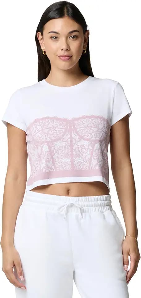 Florence by Mills Women's Crop Graphic Tee