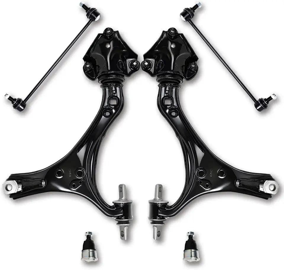 6Pcs Front Lower Control Arm, Sway Bar Link & Ball Joint Kit Compatible with 2013-2017 Honda Accord, 2016-2020 Acura TLX, Replaces K642509 K642517 K750650 K750651 K500315