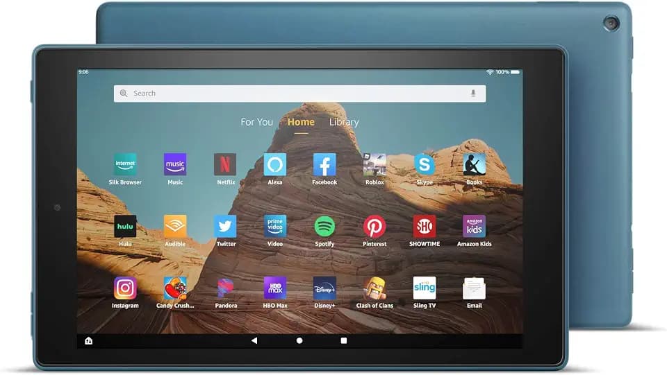 Fire HD 10 Tablet (10.1" 1080p full HD display, 32 GB) – Twilight Blue (2019 Release)